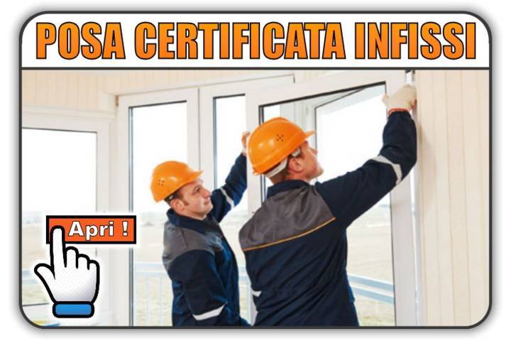 posa certificata infissi Biella finestre